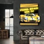 Ford Neon Sign Gt40 Mk Iv Poster 1