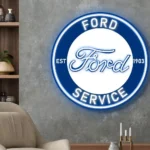 Ford Neon Sign Super Car 1