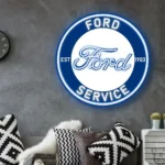 Ford Neon Sign Super Car 1