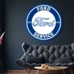Ford Neon Sign Super Car 1