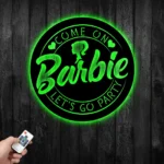 Gaming Pop Culture Metal Sign Come On Baby Let8217s Go Party 1