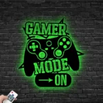 Gaming Pop Culture Metal Sign Custom Game Mode 1