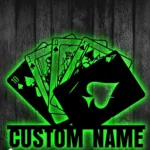 Gaming Pop Culture Metal Sign Custom Poker 1