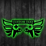 Gaming Pop Culture Metal Sign Custom Video Game Wings 1