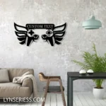 Gaming Pop Culture Metal Sign Custom Video Game Wings 1