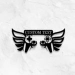 Gaming Pop Culture Metal Sign Custom Video Game Wings 1