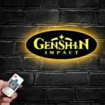 Gaming Pop Culture Metal Sign Genshin Impact 1