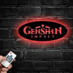 Gaming Pop Culture Metal Sign Genshin Impact 1