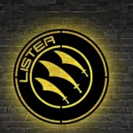 Gaming Pop Culture Metal Sign Lister Logo Car 1