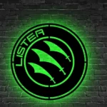 Gaming Pop Culture Metal Sign Lister Logo Car 1