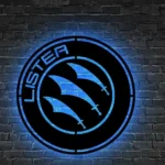 Gaming Pop Culture Metal Sign Lister Logo Car 1