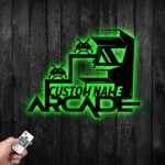 Gaming Pop Culture Metal Sign Personalized Arcade Zone Name 1