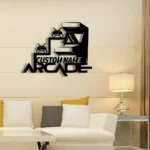 Gaming Pop Culture Metal Sign Personalized Arcade Zone Name 1