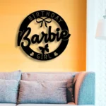 Gaming Pop Culture Metal Sign Personalized Birthday Baby Girl 1