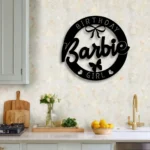 Gaming Pop Culture Metal Sign Personalized Birthday Baby Girl 1