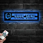 Gaming Pop Culture Metal Sign Personalized Name Twitch Game Room 1