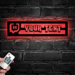 Gaming Pop Culture Metal Sign Personalized Name Twitch Game Room 1