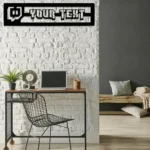 Gaming Pop Culture Metal Sign Personalized Name Twitch Game Room 1
