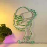 Gaming Pop Culture Neon Sign Alien Vr Game 1