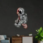 Gaming Pop Culture Neon Sign Astronaut Half Skull 1