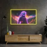 Gaming Pop Culture Neon Sign Astronaut In Space 1