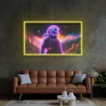 Gaming Pop Culture Neon Sign Astronaut In Space 1