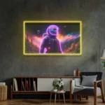 Gaming Pop Culture Neon Sign Astronaut In Space 1
