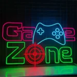 Gaming Pop Culture Neon Sign Controller Gaming Room 1