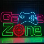 Gaming Pop Culture Neon Sign Controller Gaming Room 1