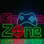 Gaming Pop Culture Neon Sign Controller Gaming Room 1