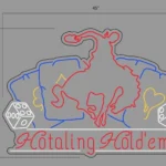 Gaming Pop Culture Neon Sign Custom Neon Sign Hotaling Hold8217em 45 X 315 Inches 1