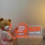Gaming Pop Culture Neon Sign Slot Machine 1