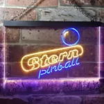Gaming Pop Culture Neon Sign Stern Pinball Game Room Man Keller 1
