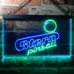Gaming Pop Culture Neon Sign Stern Pinball Game Room Man Keller 1