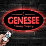 Genesee Metal Sign Logo 1