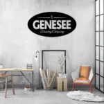 Genesee Metal Sign Logo 1