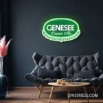 Genesee Neon Sign Ale Beer Badge 1