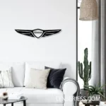 Genesis Metal Sign Logo Car 1