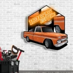 Gmc Neon Sign 1965 Poster 1