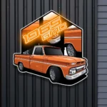 Gmc Neon Sign 1965 Poster 1