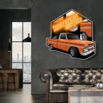 Gmc Neon Sign 1965 Poster 1