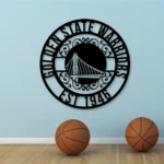 Golden State Warriors Metal Sign Custom Nba 1