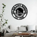 Golden State Warriors Metal Sign Custom Nba 1