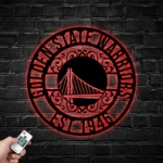Golden State Warriors Metal Sign Custom Nba 1