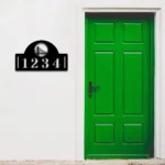 Golden State Warriors Metal Sign Nba Metal House Number Sign 1