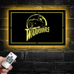 Golden State Warriors Metal Sign Warrior Mascot 1