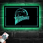 Golden State Warriors Metal Sign Warrior Mascot 1