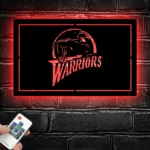Golden State Warriors Metal Sign Warrior Mascot 1