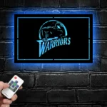 Golden State Warriors Metal Sign Warrior Mascot 1