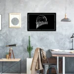 Golden State Warriors Metal Sign Warrior Mascot 1